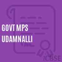 Govt Mps Udamnalli Middle School Logo