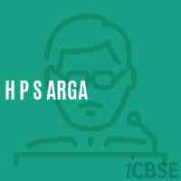 H P S Arga Middle School Logo