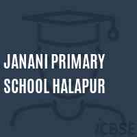 Janani Primary School Halapur Logo