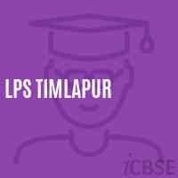 Lps Timlapur Primary School Logo
