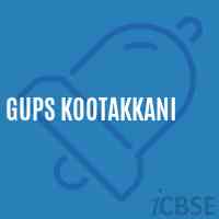 Gups Kootakkani Middle School Logo