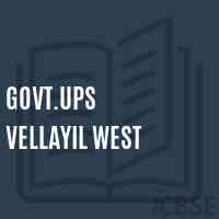 Govt.Ups Vellayil West Middle School Logo