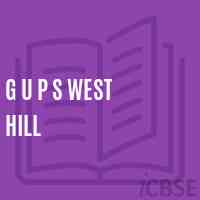 G U P S West Hill Middle School Logo