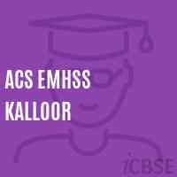 Acs Emhss Kalloor High School Logo