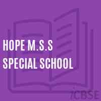 Hope M.S.S Special School Logo