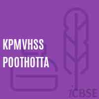 Kpmvhss Poothotta High School Logo