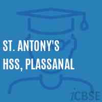 St. Antony'S Hss, Plassanal High School Logo