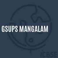 Gsups Mangalam Upper Primary School Logo