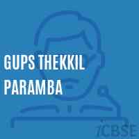 Gups Thekkil Paramba Middle School Logo