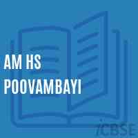 Am Hs Poovambayi Senior Secondary School Logo