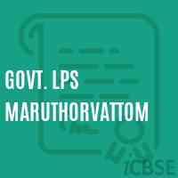 Govt. Lps Maruthorvattom Primary School Logo