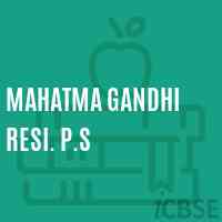 Mahatma Gandhi Resi. P.S Primary School Logo