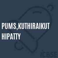 Pums,Kuthiraikuthipatty Middle School Logo
