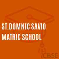 St.Domnic Savio Matric School Logo