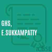 Ghs, E.Sukkampatty Secondary School Logo