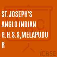 St.Joseph'S Anglo Indian G.H.S.S,Melapudur Senior Secondary School Logo