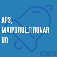 Aps, Maiporul,Tiruvarur Primary School Logo