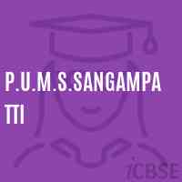 P.U.M.S.Sangampatti Middle School Logo