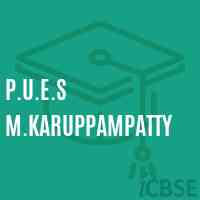 P.U.E.S M.Karuppampatty Primary School Logo