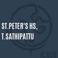 St.Peter'S Hs, T.Sathipattu Secondary School Logo