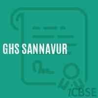 Ghs Sannavur Secondary School Logo