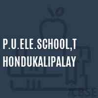 P.U.Ele.School,Thondukalipalay Logo