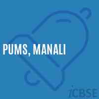 Pums, Manali Middle School Logo