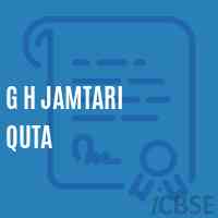 G H Jamtari Quta Secondary School Logo