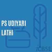Ps Udiyari Lathi Primary School Logo