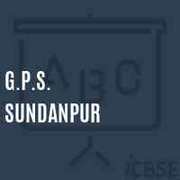 G.P.S. Sundanpur Primary School Logo