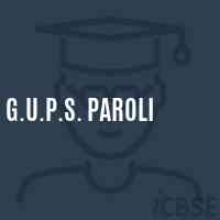 G.U.P.S. Paroli Middle School Logo
