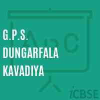 G.P.S. Dungarfala Kavadiya Primary School Logo