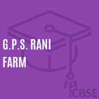G.P.S. Rani Farm Primary School Logo