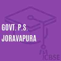 Govt. P.S. Joravapura Primary School Logo