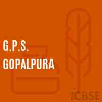 G.P.S. Gopalpura Primary School Logo