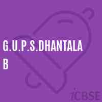 G.U.P.S.Dhantalab Middle School Logo