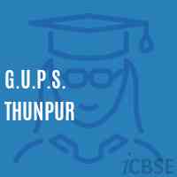G.U.P.S. Thunpur Middle School Logo