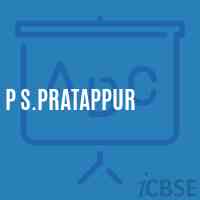 P S.Pratappur Primary School Logo