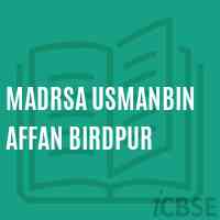 Madrsa Usmanbin Affan Birdpur Middle School Logo