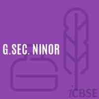 G.Sec. Ninor Secondary School Logo