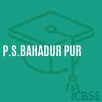 P.S.Bahadur Pur Primary School Logo