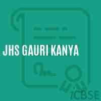 Jhs Gauri Kanya Middle School Logo