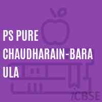 Ps Pure Chaudharain-Baraula Primary School Logo