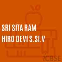 Sri Sita Ram Hiro Devi S.Si.V Primary School Logo