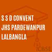 S S D Convent Jhs Pardewanpur Lalbangla Middle School Logo