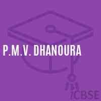 P.M.V. Dhanoura Middle School Logo