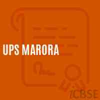 Ups Marora Middle School Logo