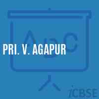 Pri. V. Agapur Primary School Logo