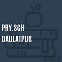 Pry.Sch Daulatpur Primary School Logo