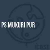 Ps Mukuri Pur Primary School Logo